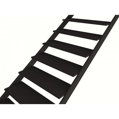 Каркас лестницы с рифлёными ступенями